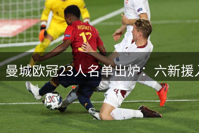 曼城欧冠23人名单出炉：六新援入选，青训小将获备选资格